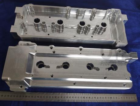 CNC Aluminum motorcycle components machined