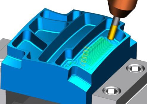 NX CAM 5Axis Adaptive Milling