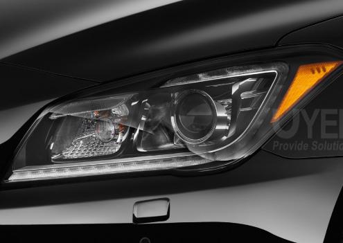 clear lamp prototype for car