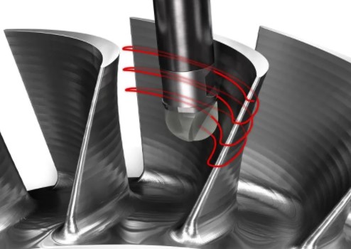 CNC milling programming path