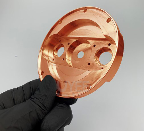 Copper CNC milling