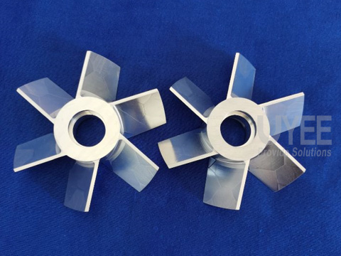 Aluminum Impeller Prototype Parts