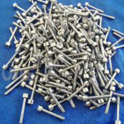 custom titanium machined screw
